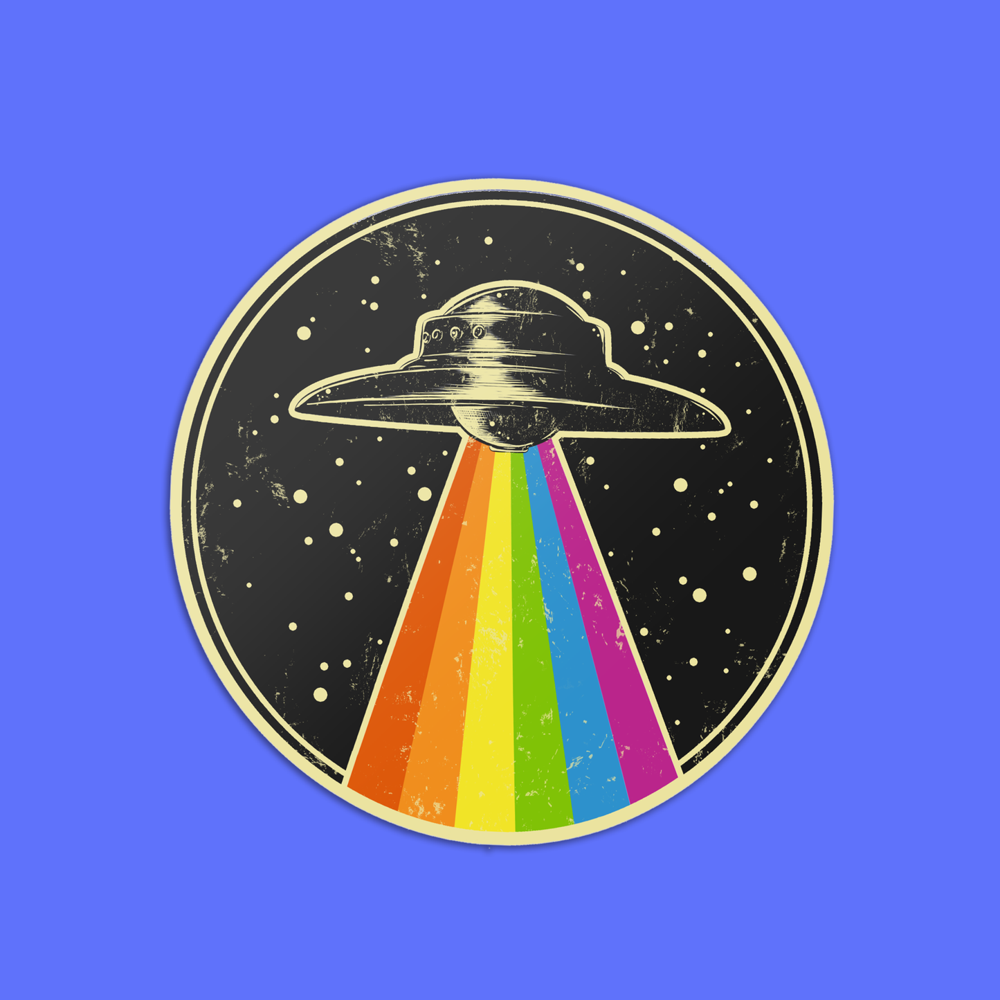 Queer UFO Sticker - 3" Circular