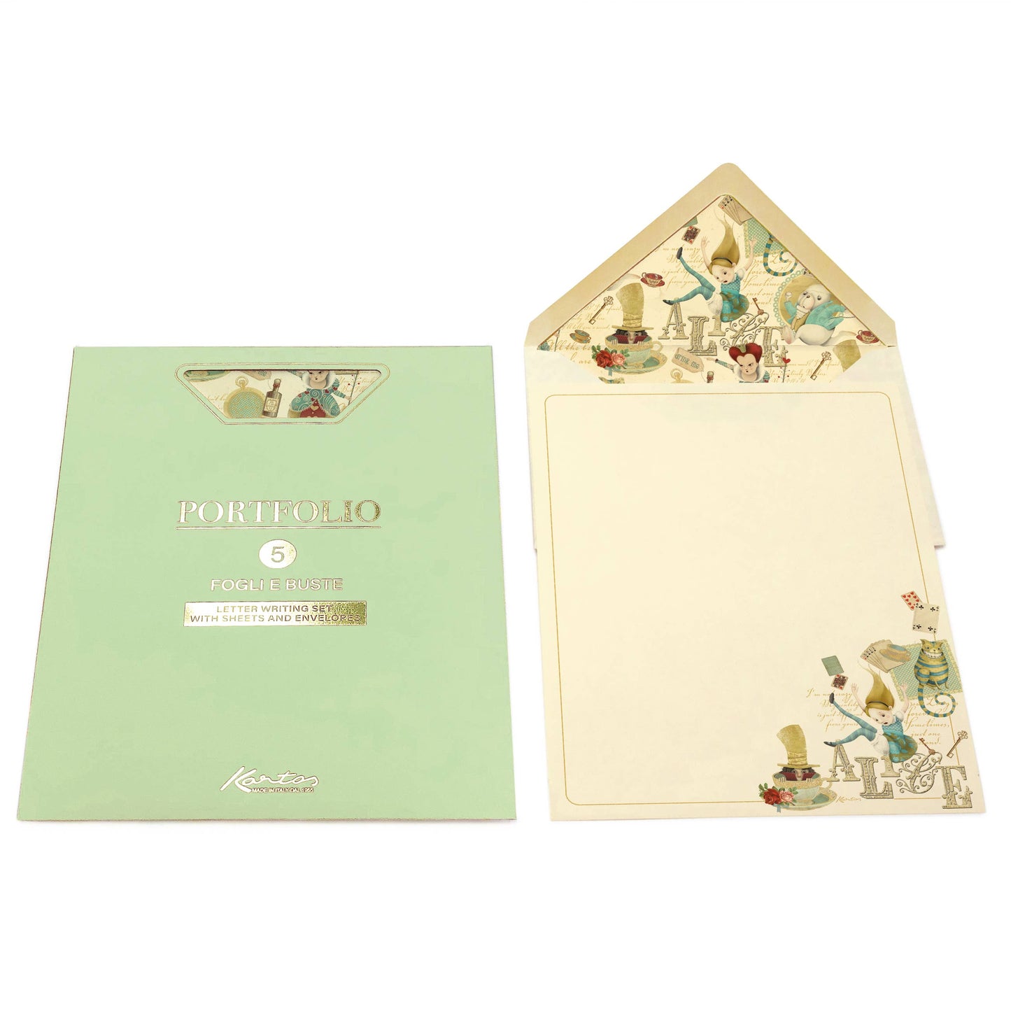 Sheet Letter Writing Sets Portfolio (5/5): Peacock