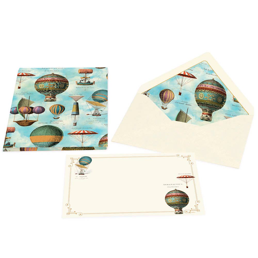 Portfolio Cards Large Size, Note Cards, Italian Stationery: PEACOCK