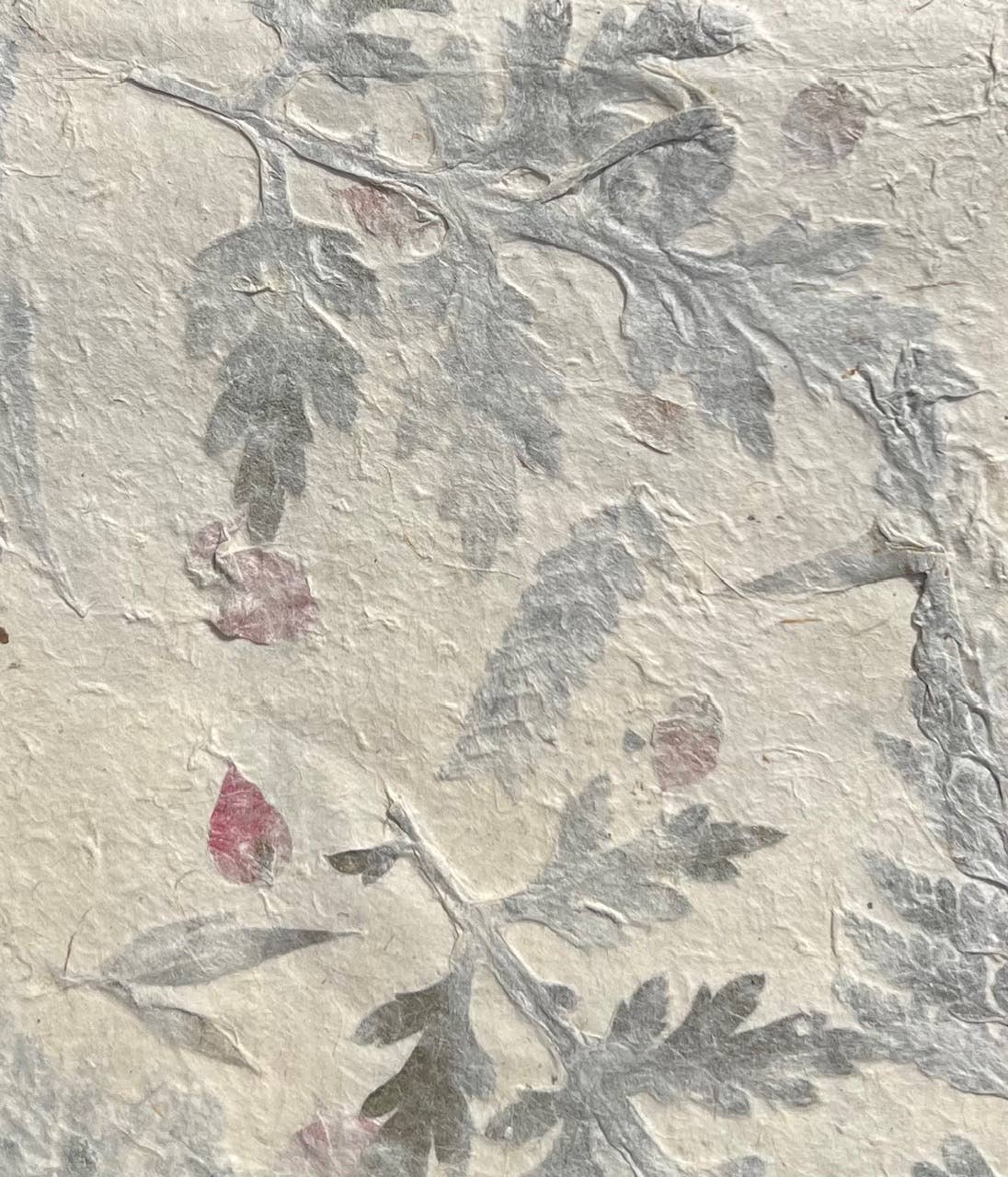 20x30 Mixed wild leaf & bougainvillea
