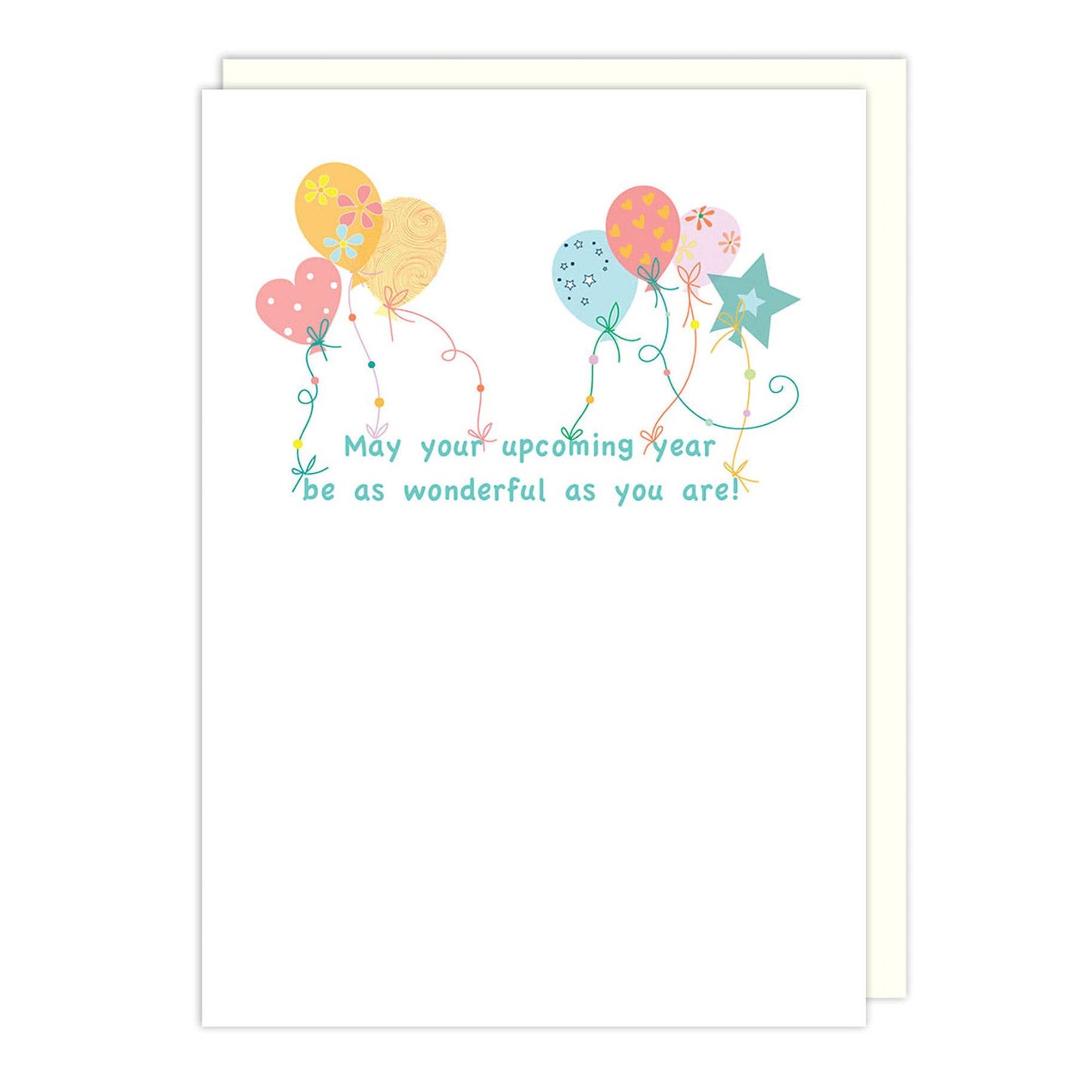 Party Balloons Birthday Card