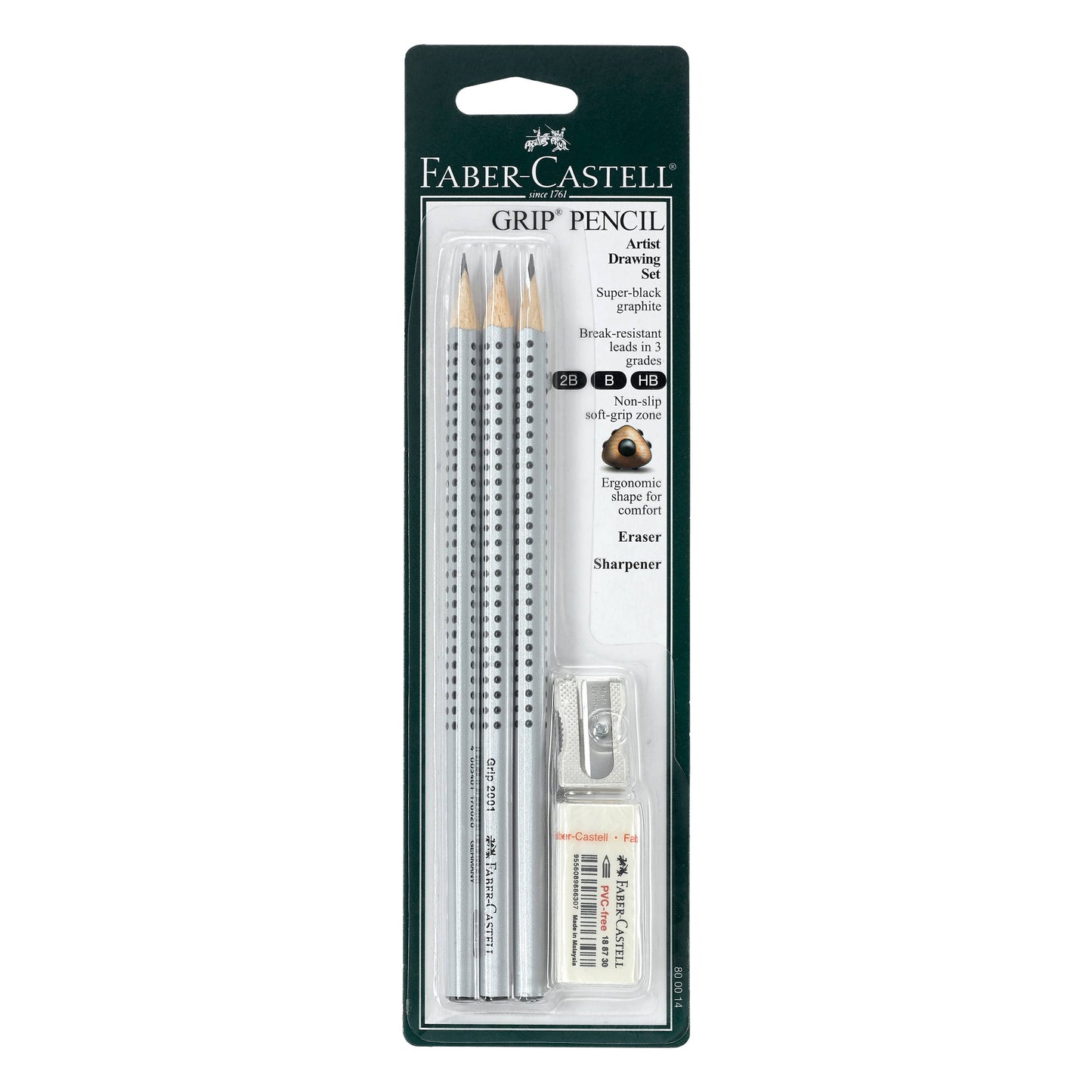 Grip 2001 Graphite Pencils, Artist Drawing Set