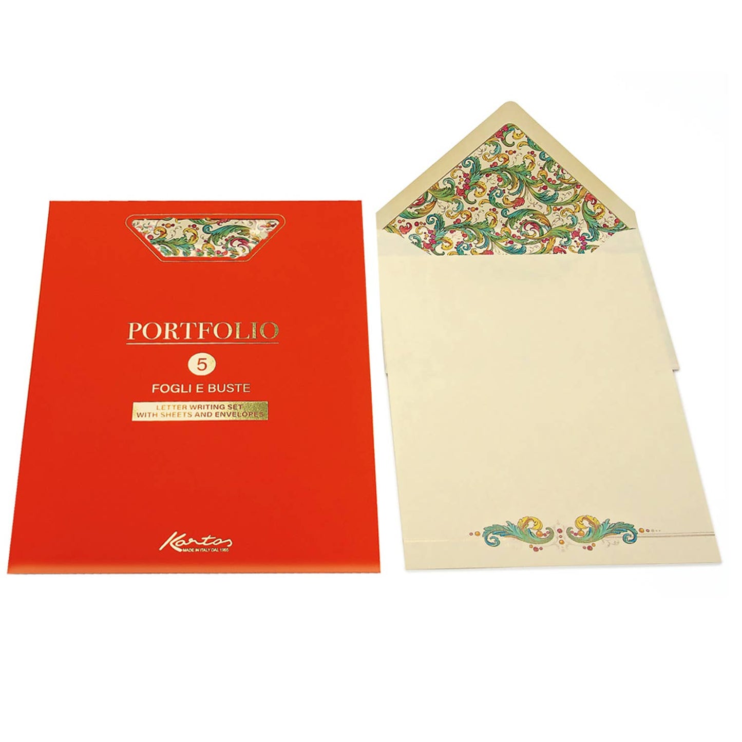 Sheet Letter Writing Sets Portfolio (5/5): Peacock