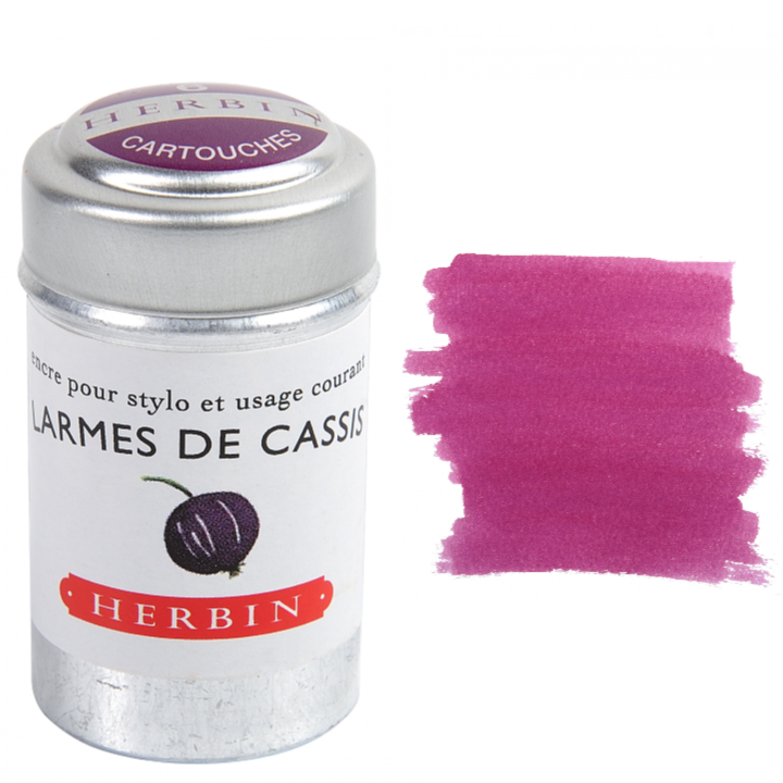Bleu Pervenche (Perriwinkle)Fountain Pen Ink Cartridges - Tin of 6