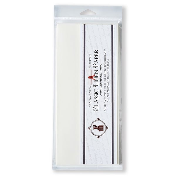 Classic Linen #10 Brilliant White Envelopes -10pk