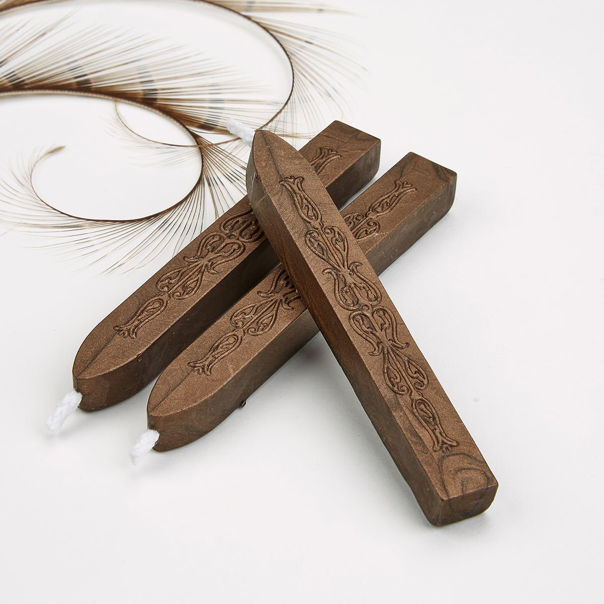 Chocolate Flexible Premium Sealing Wax-Pack of 3 sticks