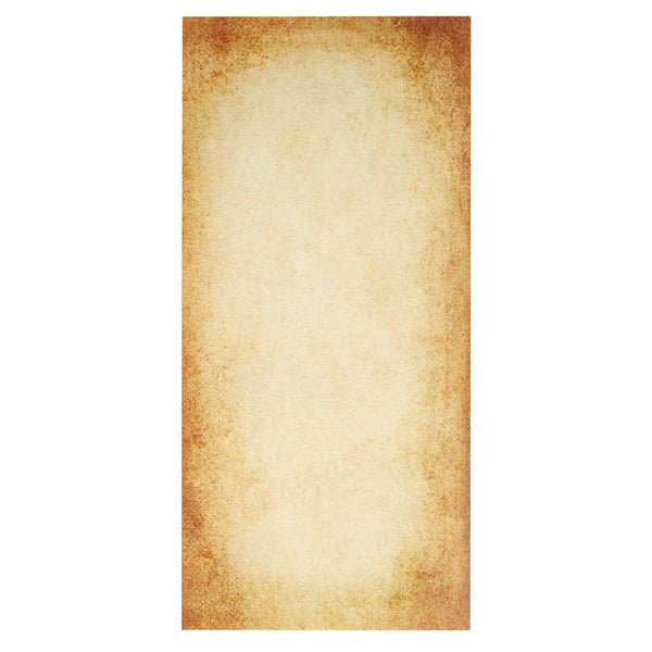 Aged Parchment Scroll Paper - 8" x 18” - Printed Antique Texture - 6 Pack - Printer Friendly