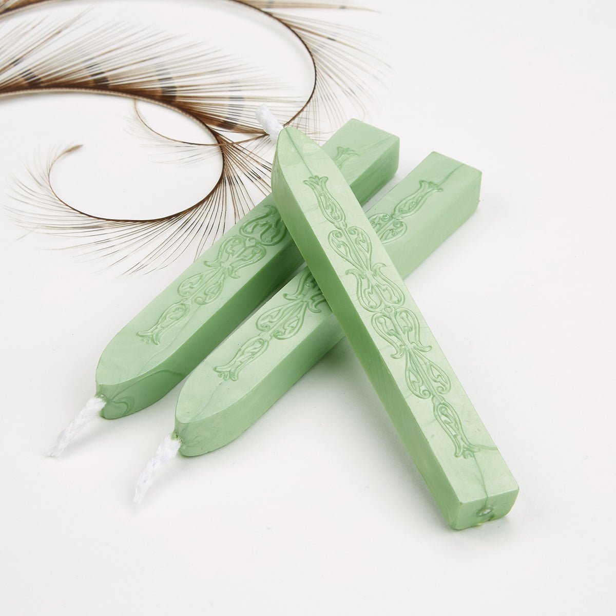 Light Green Flexible Premium Sealing Wax-Pack of 3 sticks