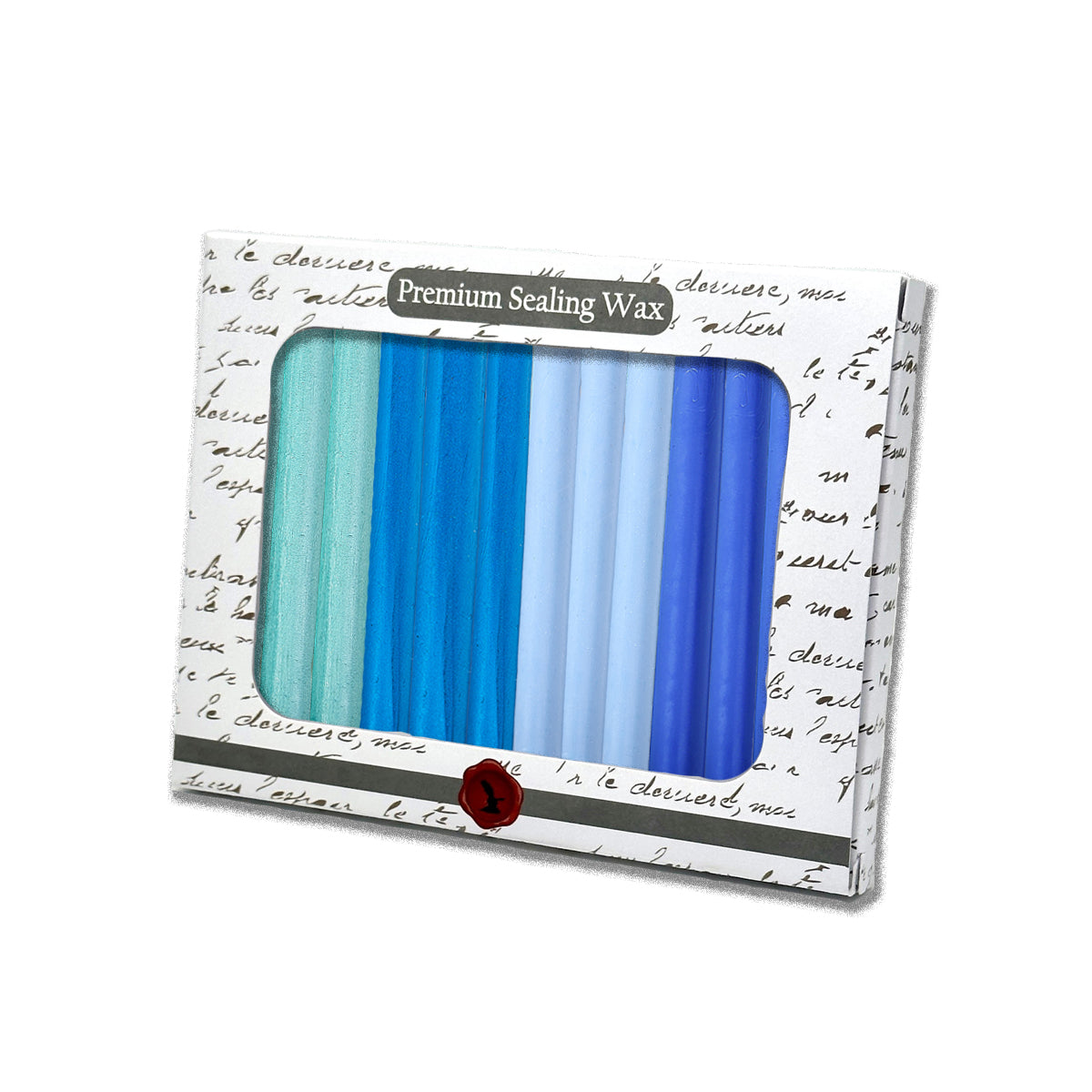 Caribbean Blue Premium Glue Gun Sealing Wax Assortment -12Pcs. Saver Pack