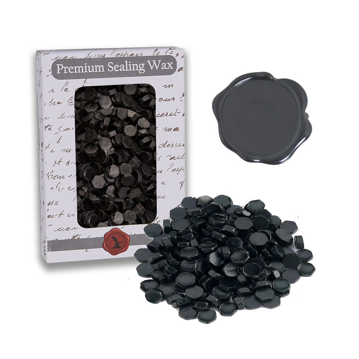 Black Premium Sealing Wax Beads 2 oz. PK