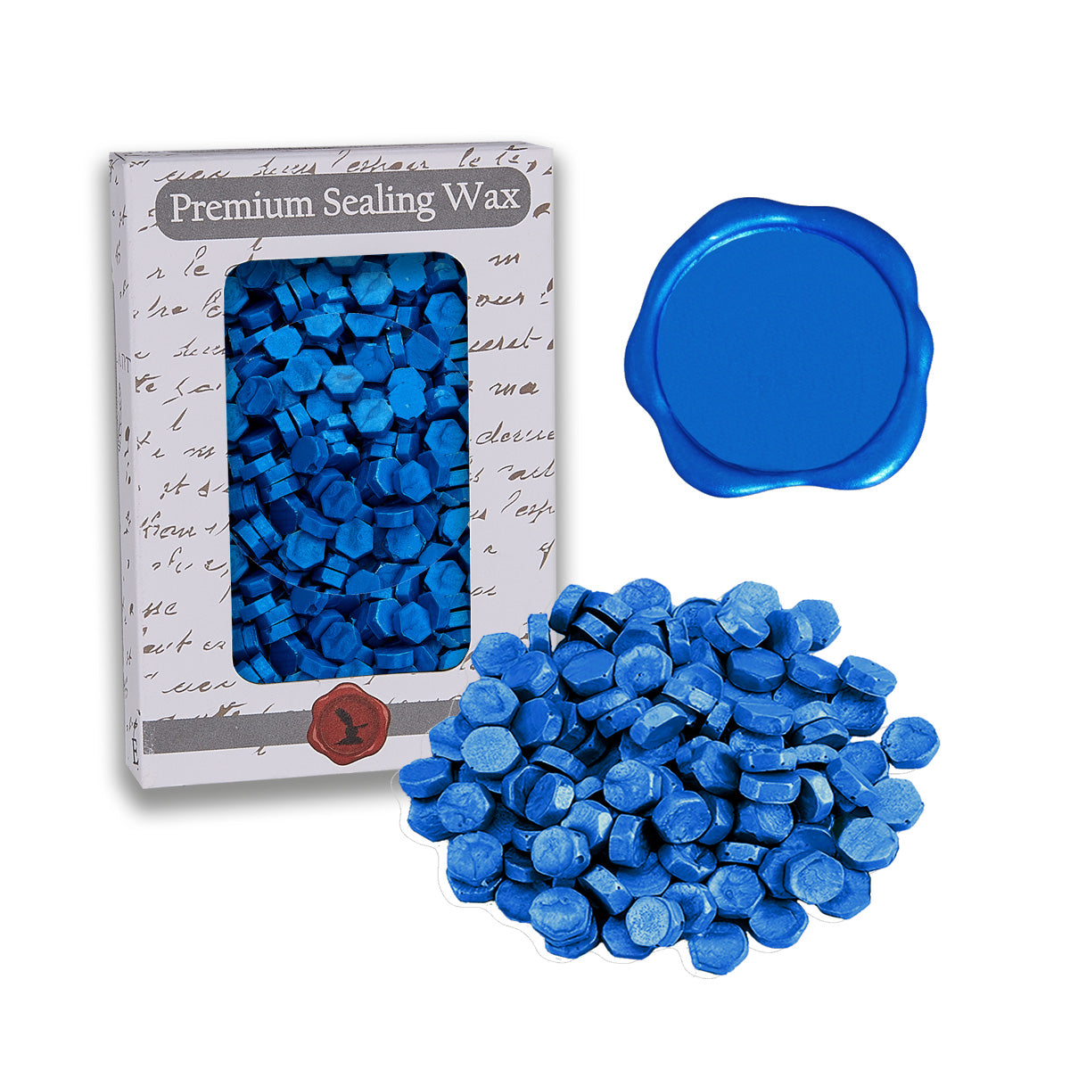 Cobalt Blue Premium Sealing Wax Beads 2 oz. PK