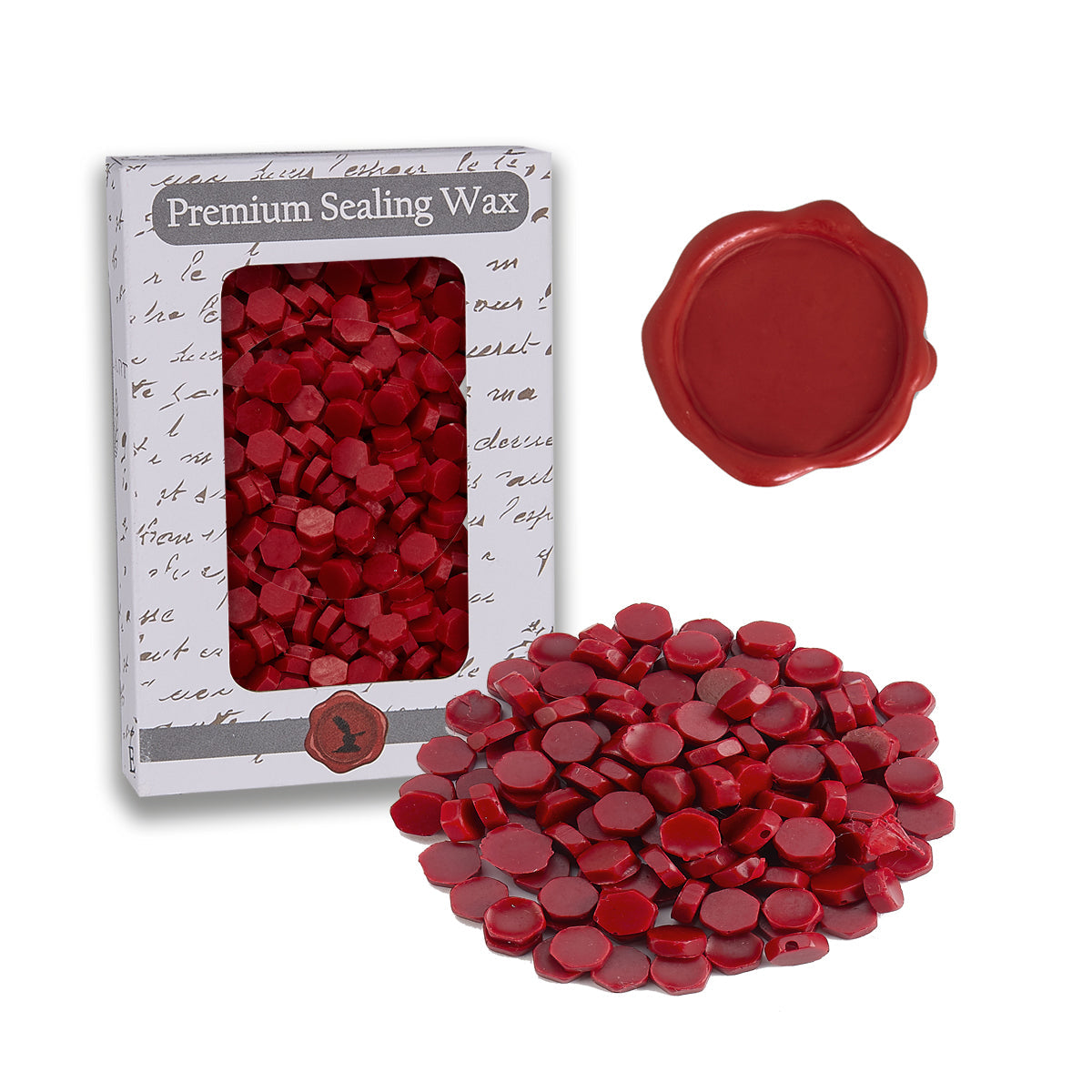 Red Premium Sealing Wax Beads 2 oz. PK