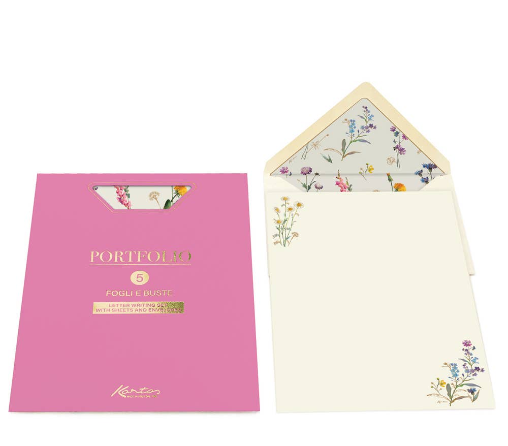 Sheet Letter Writing Sets Portfolio (5/5): Peacock