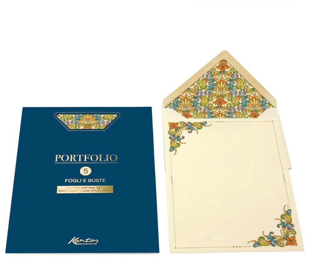 Sheet Letter Writing Sets Portfolio (5/5): Peacock