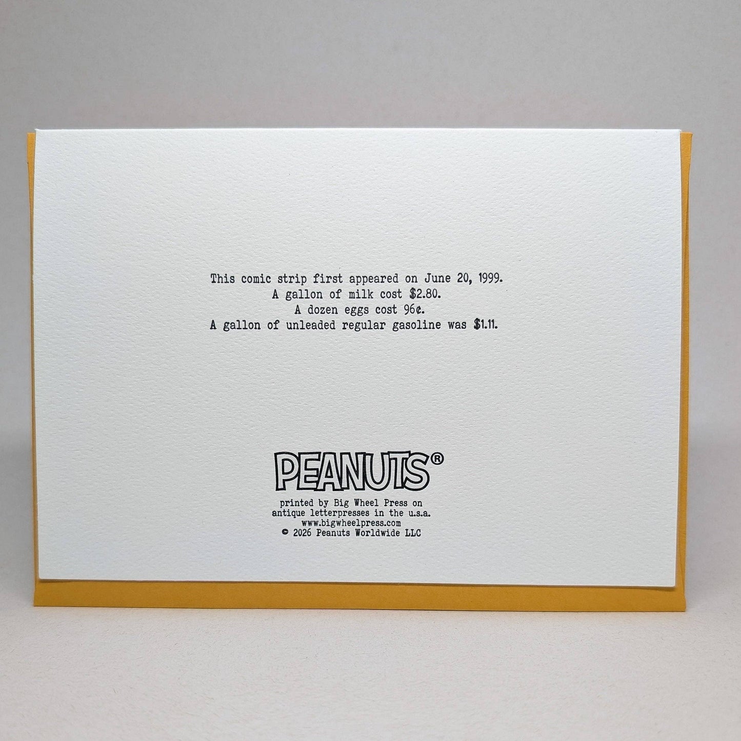 A Card for Dad - Peanuts