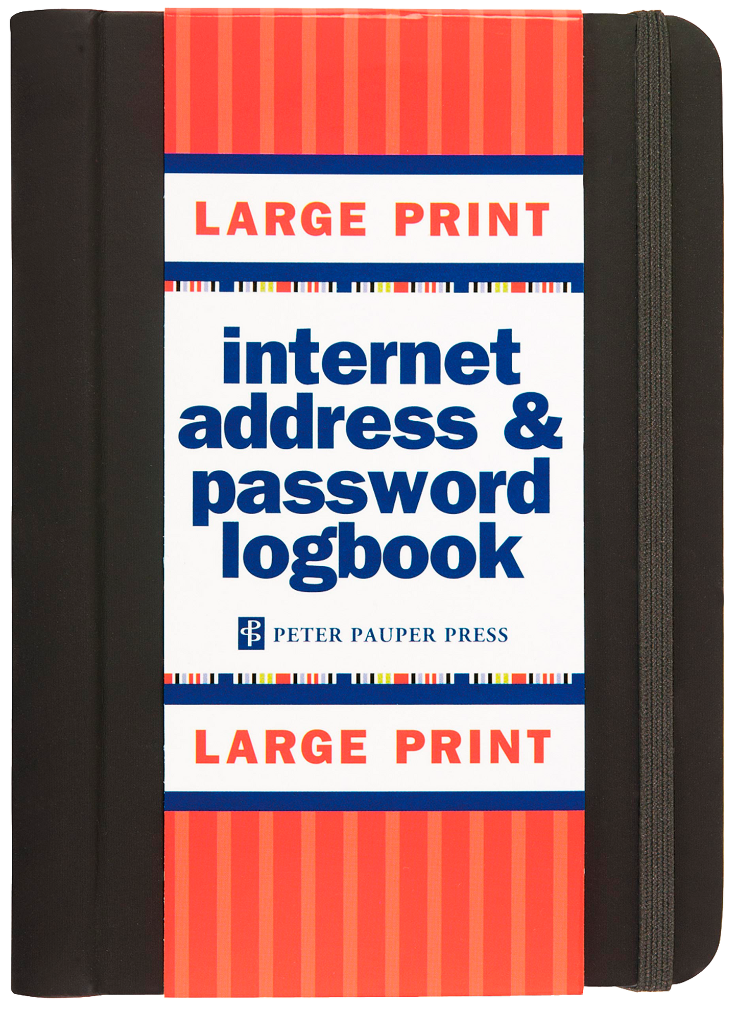 Large Print Internet Address & Password Logbook