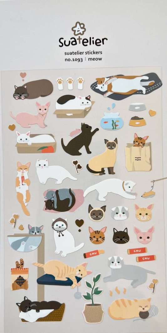 MEOW STICKERS