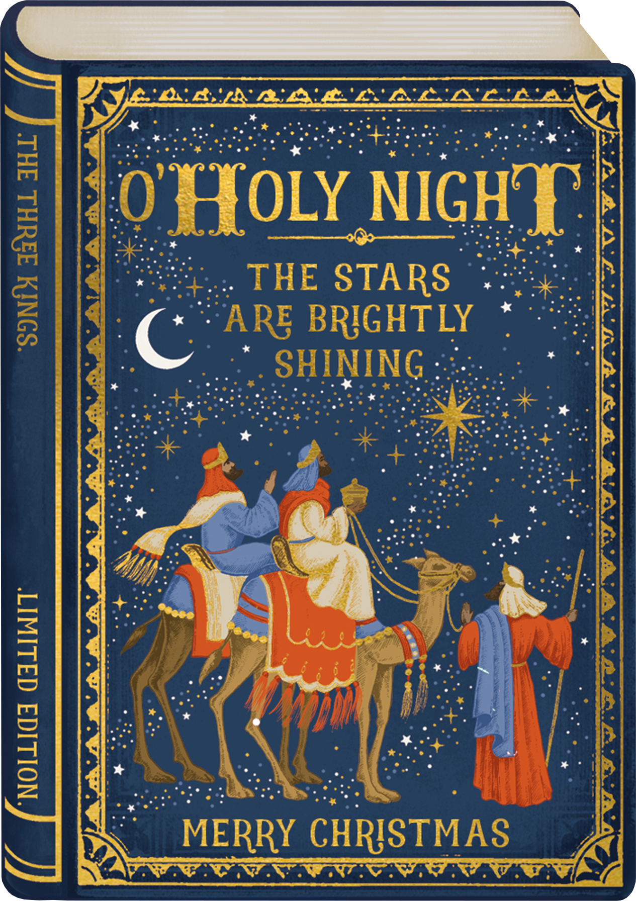 CHRISTMAS GREETING CARD O HOLY NIGHT ART FILE