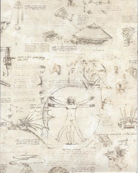 Vitruvian Man Wrapping Paper