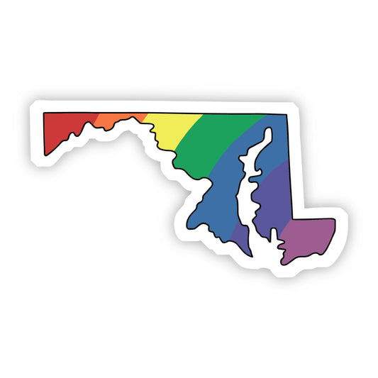 Maryland Rainbow Sticker