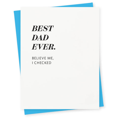 Best Dad Ever Father’s Day Card