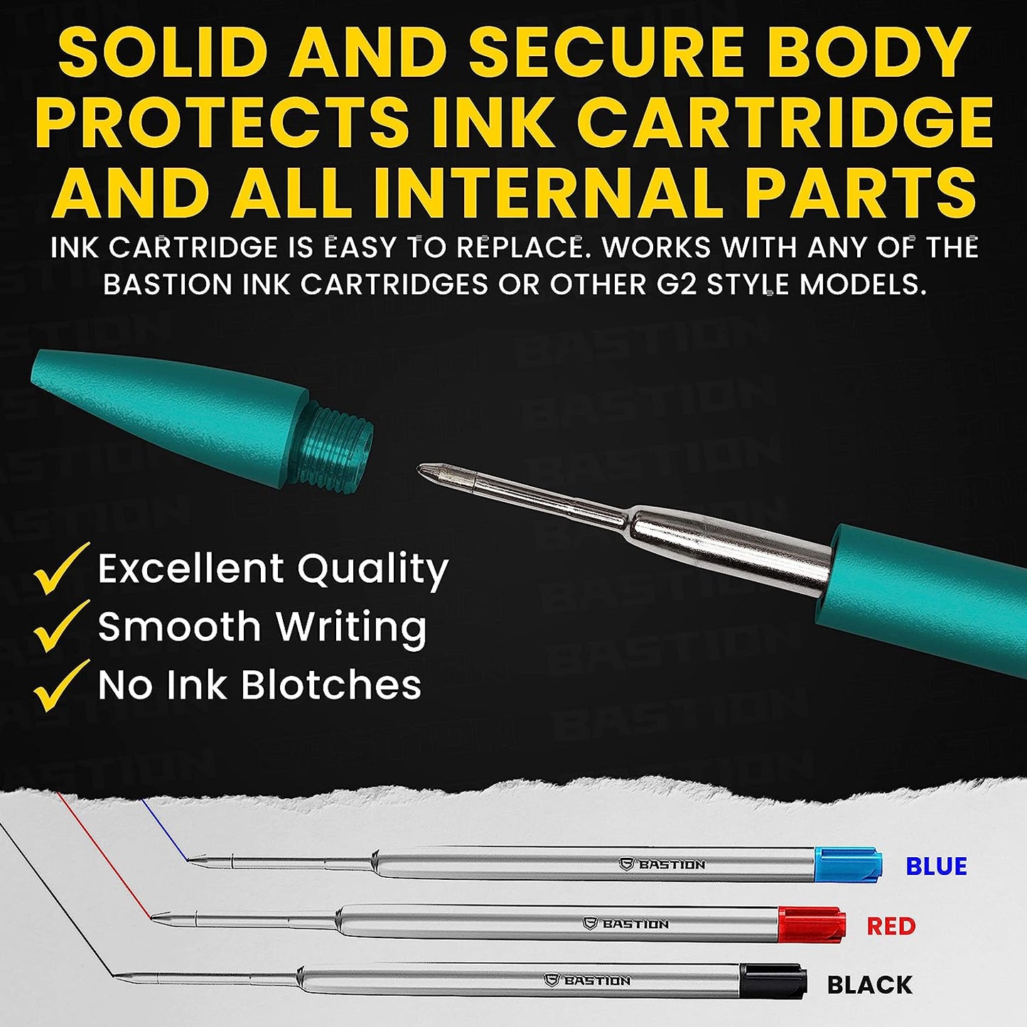 Aluminum - Bolt Action Pen by BastionĀ® by Bastion Bolt Action Pen