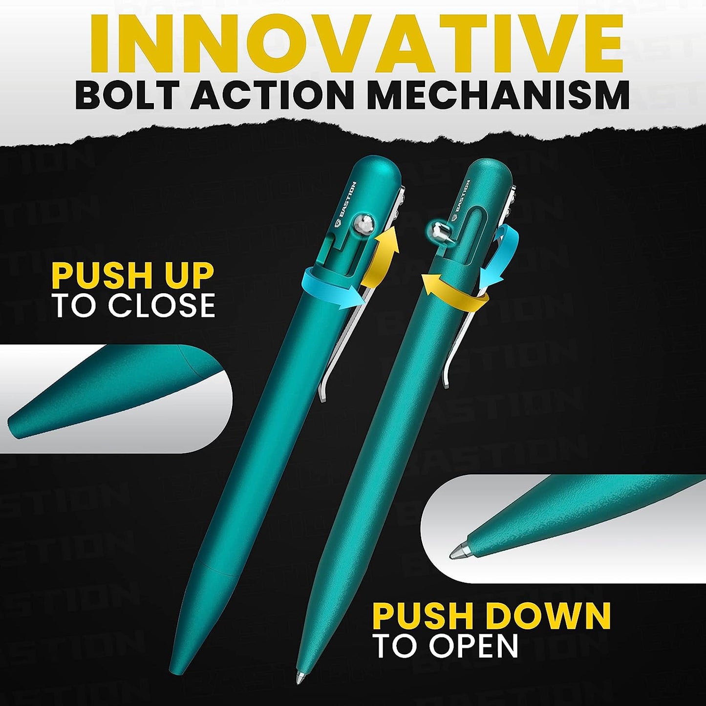 Aluminum - Bolt Action Pen by BastionĀ® by Bastion Bolt Action Pen