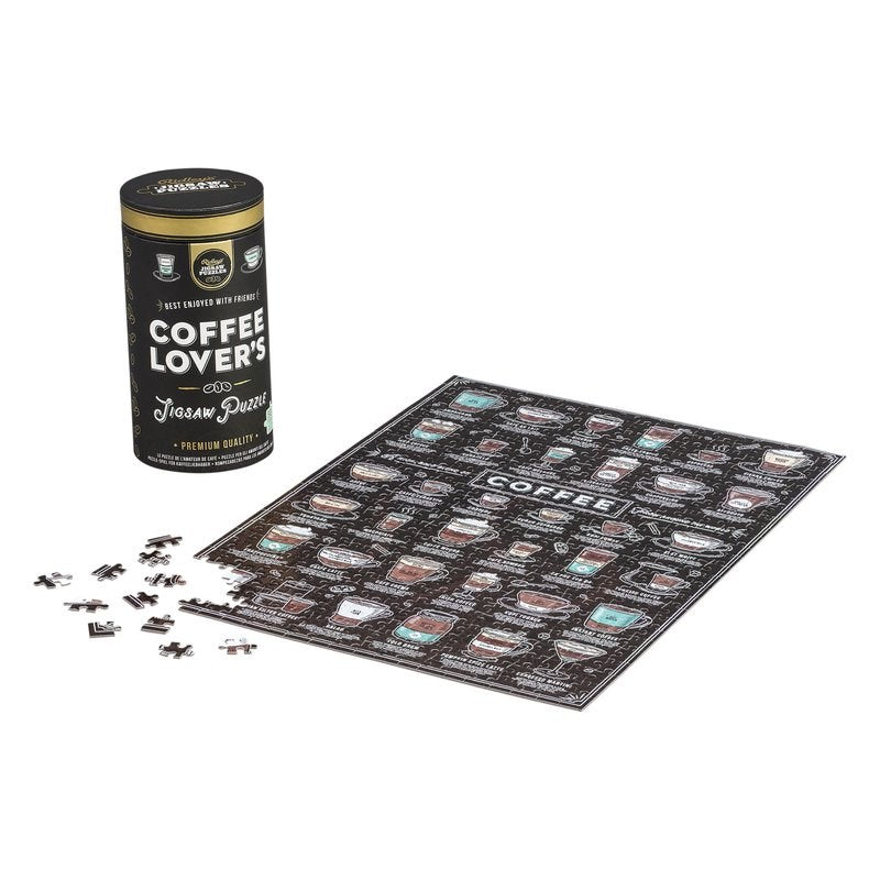 Coffee Lover's 500 Piece Jigsaw Puzzle