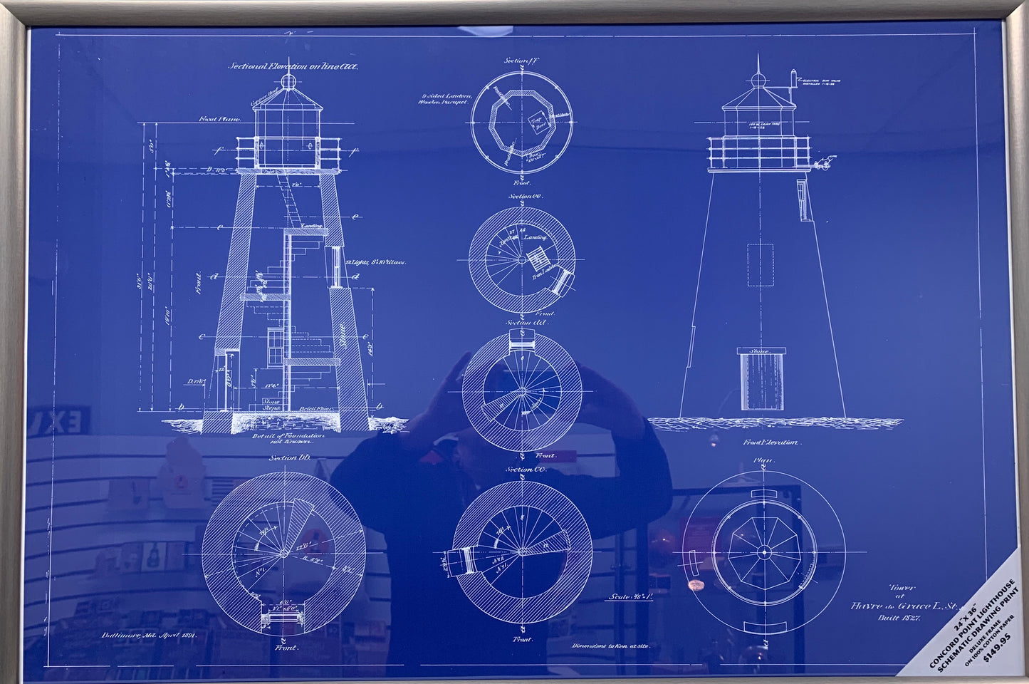 Concord Point Blueprint - Framed
