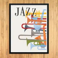 Framed Jazz Print