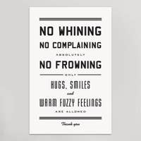 No Whining Medium