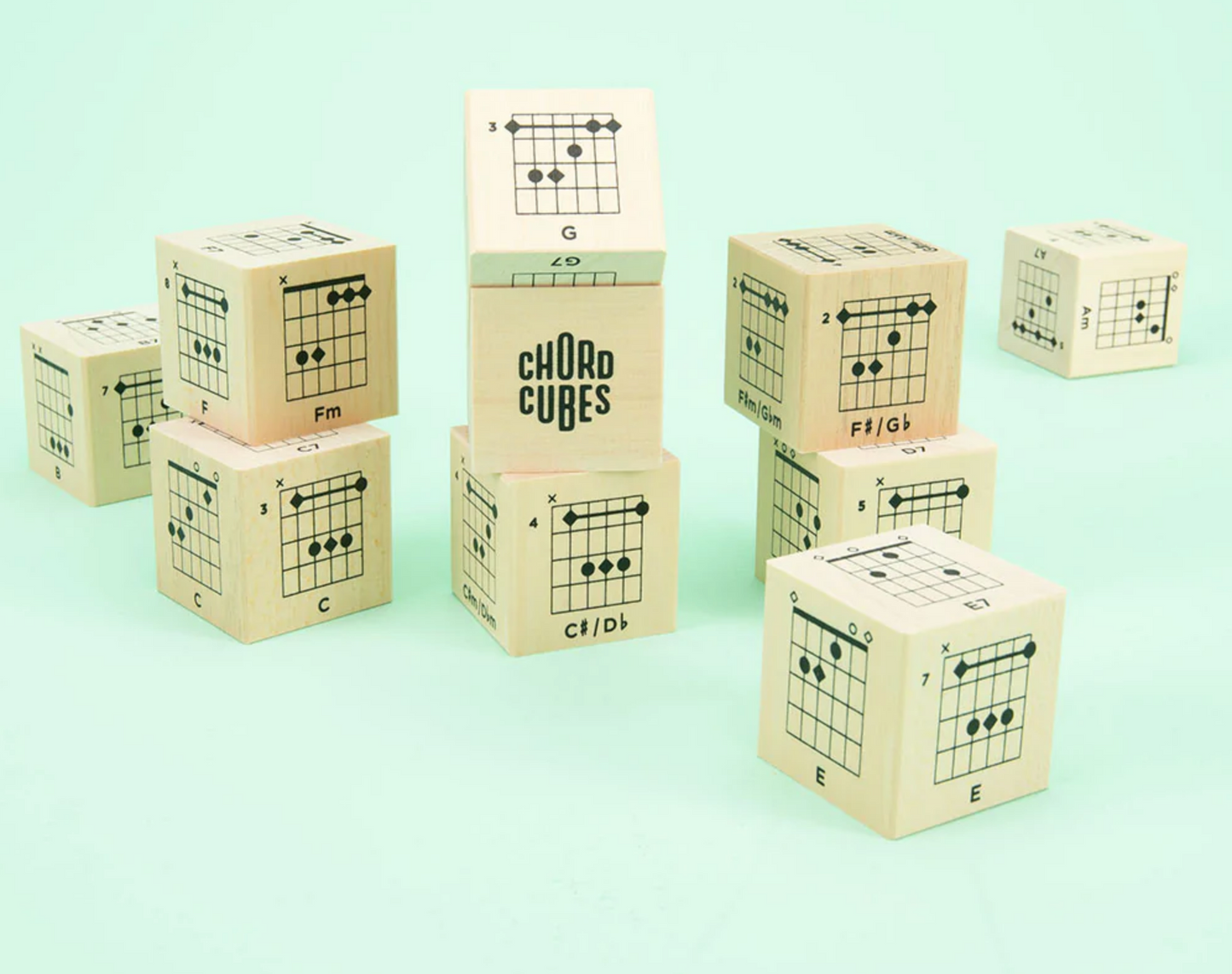 Guitar Chord Cubes - Uncle Goose