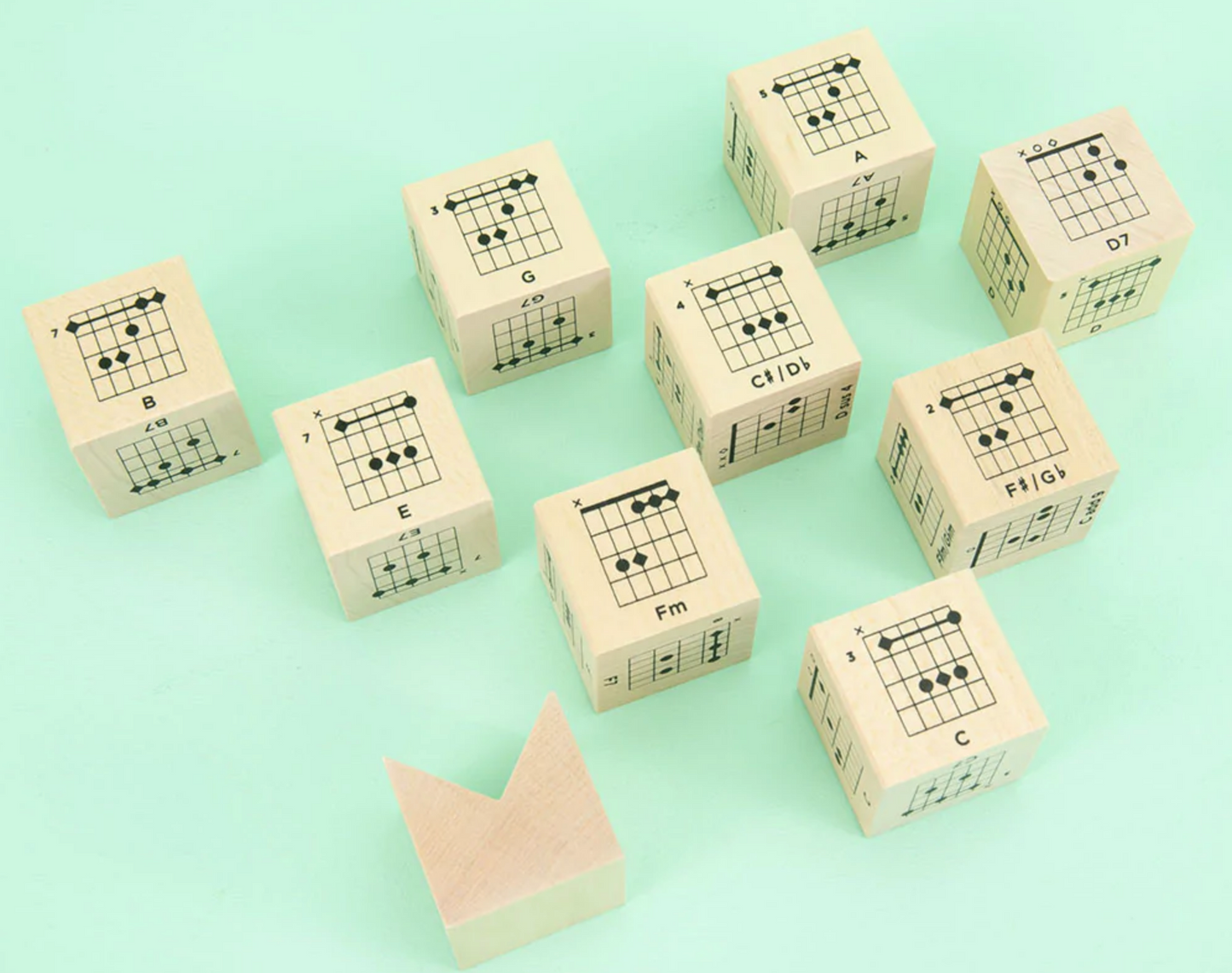 Guitar Chord Cubes - Uncle Goose