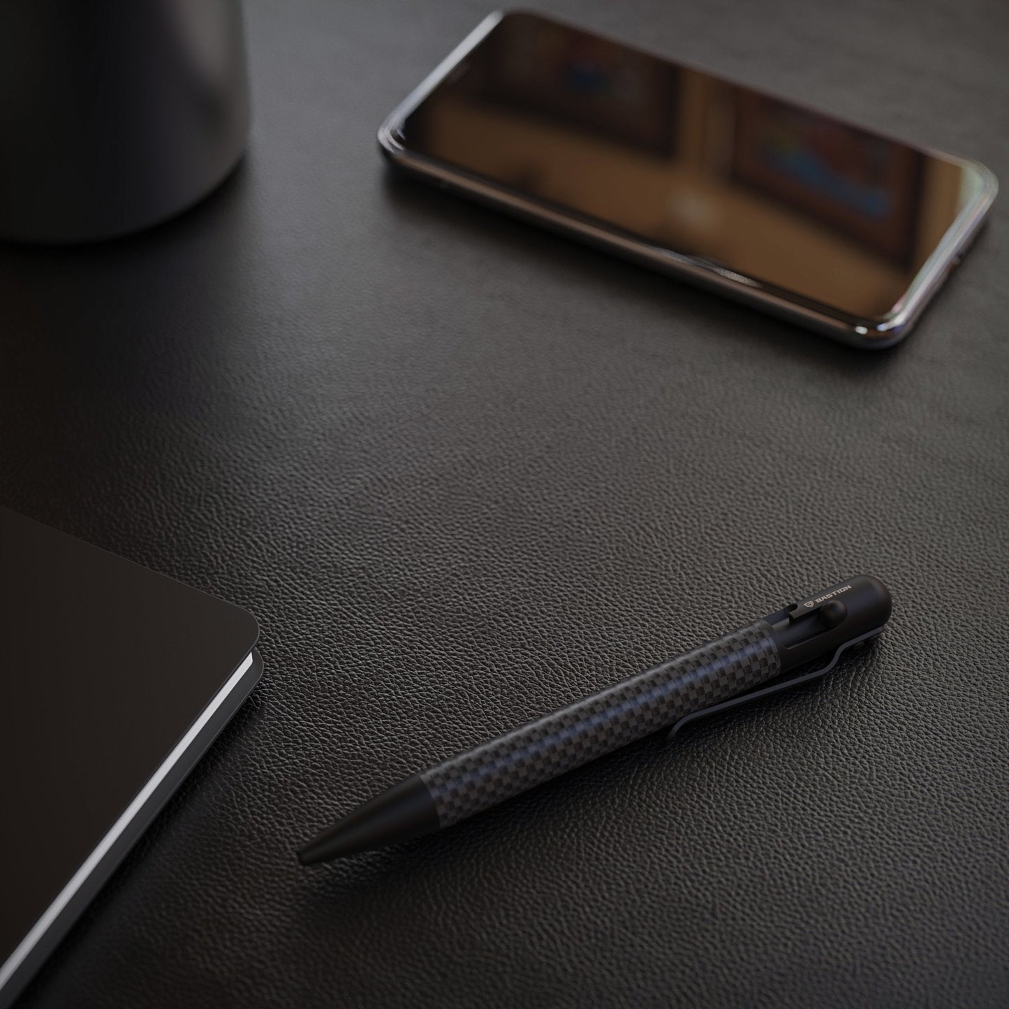 Carbon Fiber and Stainless Steel - Bolt Action Pen by BastionĀ® by Bastion Bolt Action Pen