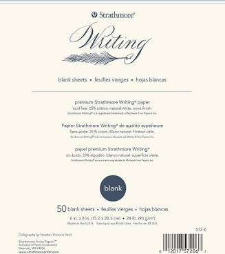 Strathmore Writing Pad 6x8 Blank