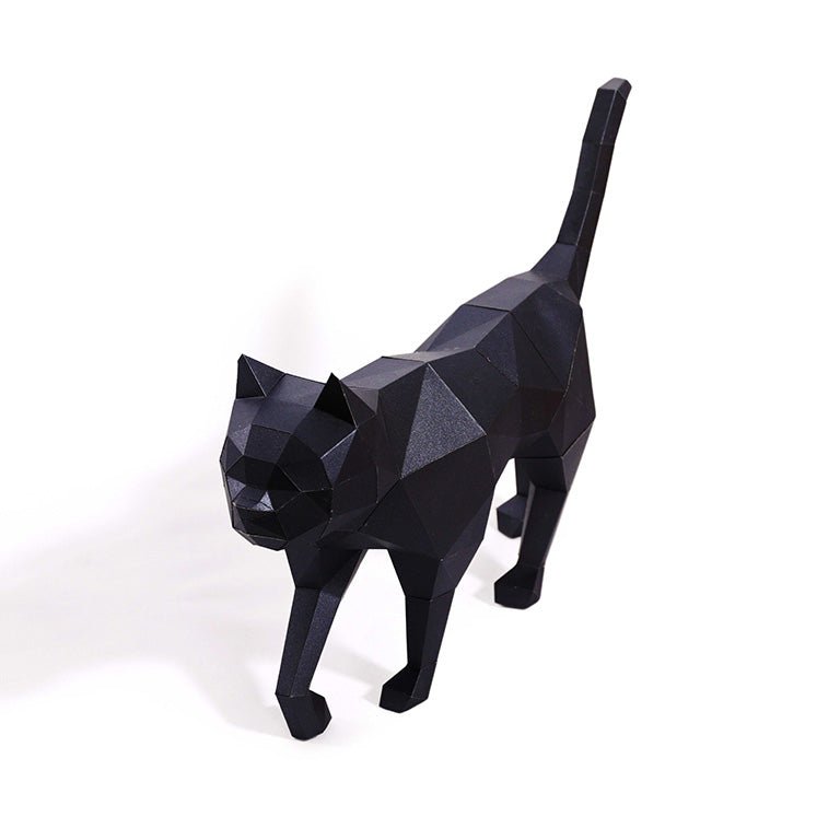 Black Cat Model | 3D Papercraft Cat by PAPERCRAFT WORLD