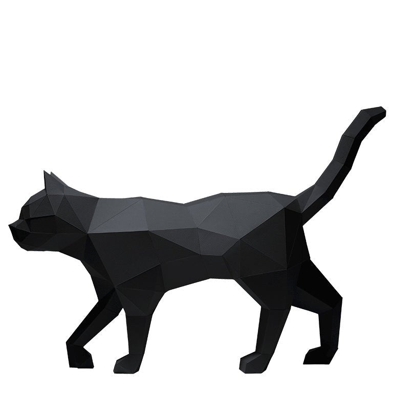 Black Cat Model | 3D Papercraft Cat by PAPERCRAFT WORLD