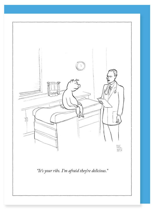 Delicious Ribs - New Yorker Cartoon Card