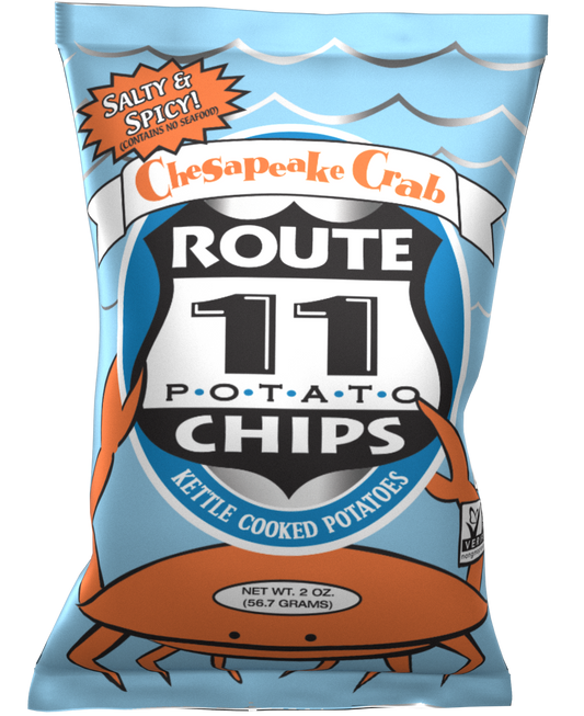 2oz Route 11 Chesapeake Crab Potato Chips