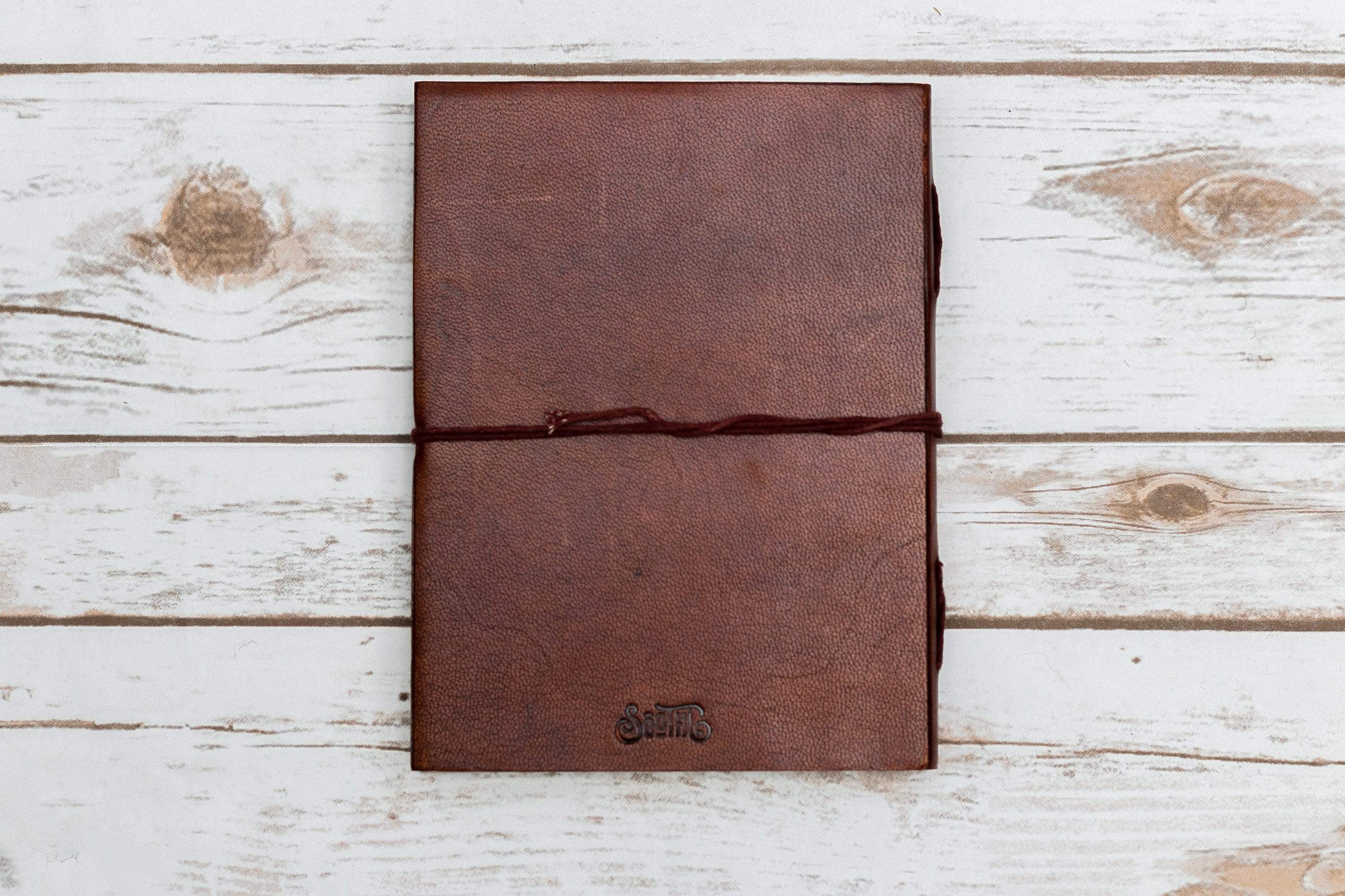Buddha If You Want To Fly Quote Leather Journal - 8x6 Size by Soothi