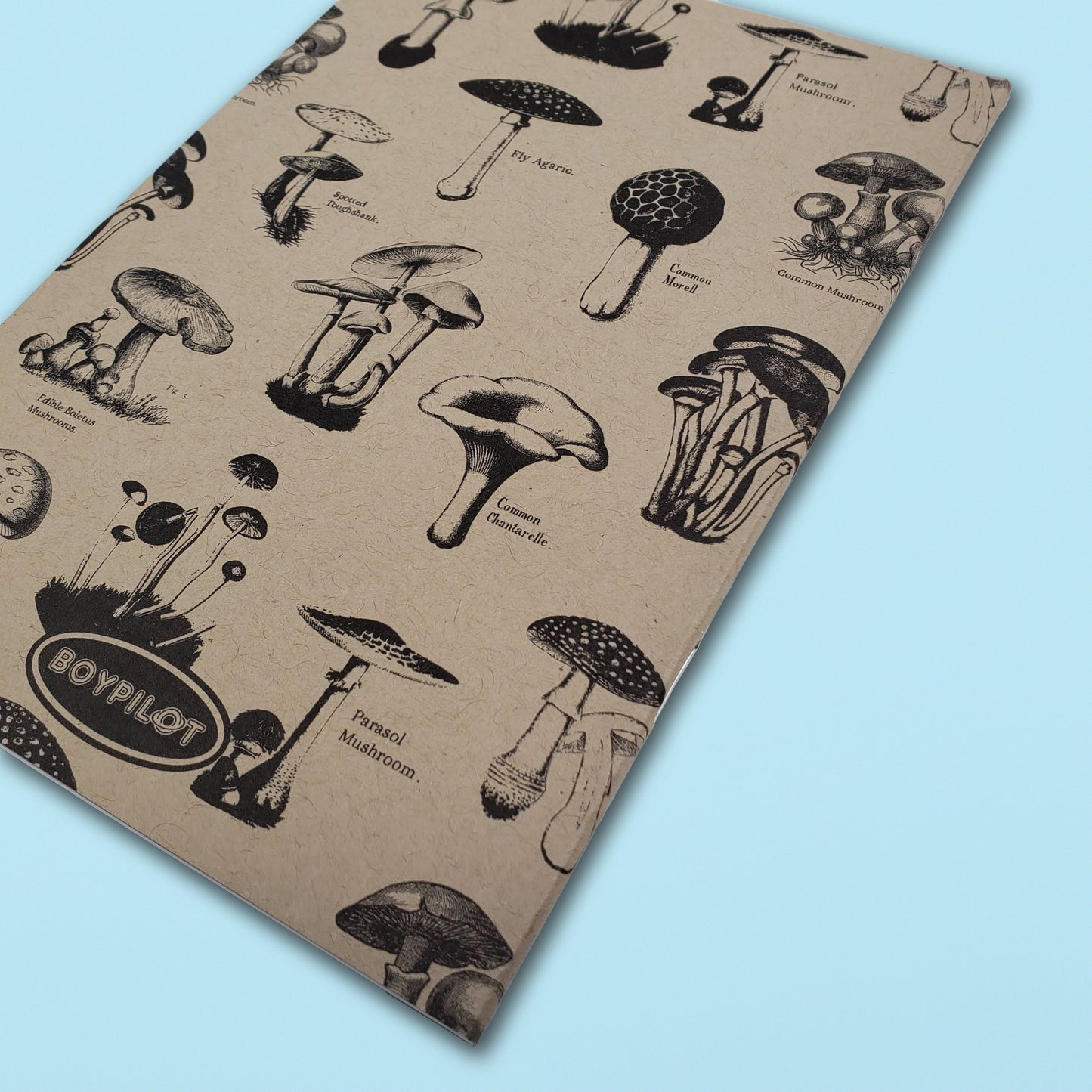 Vintage Mushrooms 5 x 7" Notebook