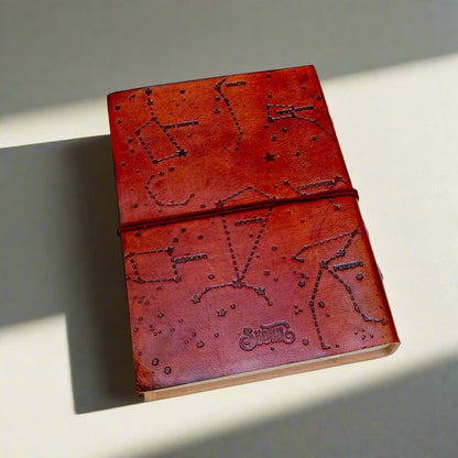 Jane Austen Quote Leather Journal - "Important Nothings"