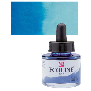 Ecoline Liquid Watercolor - Ultramarine Light, 30ml