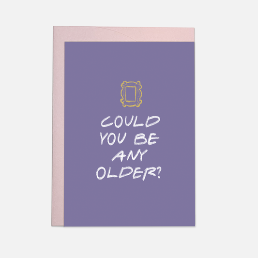 Any older greeting card: Double folded
