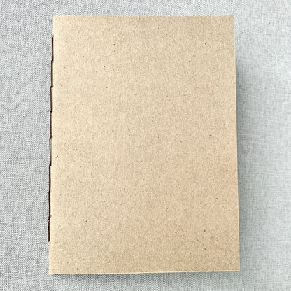 A6 Ink Swatch Book - Ink Log - Travelers Notebook Insert - Fountain Pen Friendly, Hand-Stitched Kraft Cover