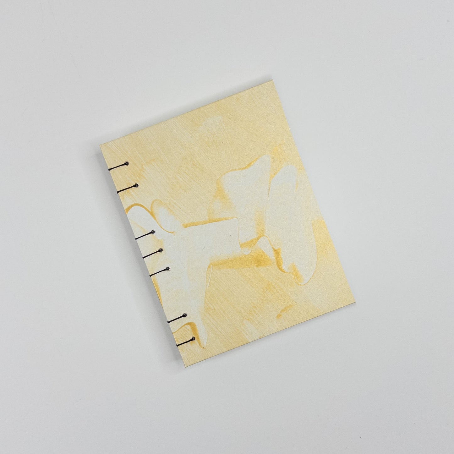 Coptic Stitch Handmade Book - Gold & Black