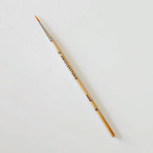 Watercolor paintbrush set of five wood brushes