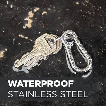 KeyClip Secure Carabiner Clip | Stainless Steel