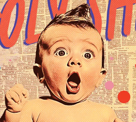 HOLY SHIT! new baby card