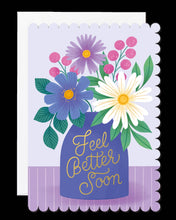GET WELL VASE GREETING CARD RICICLE